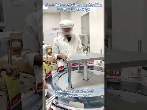 Rotary Vertical Cartoning Machine for Blisters video thumbnail