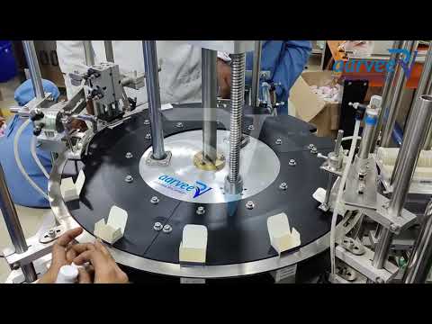 Semi-Automatic Rotary Vertical Cartoning Machine | Vertical Cartoner, STVCP-60 video thumbnail