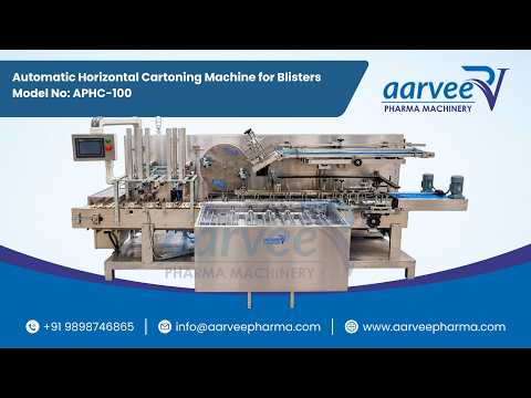 Automatic Horizontal Cartonator Machine for Blisters | STHC-100 | Blister Cartoning Machine video thumbnail