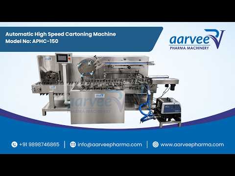 Automatic High Speed Cartoning Machine | STHC-150 | Auto Cartonator Machine video thumbnail