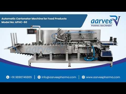 Automatic Cartonator Machine for Food products | Food Cartoning Machine | Horizontal Cartoner video thumbnail
