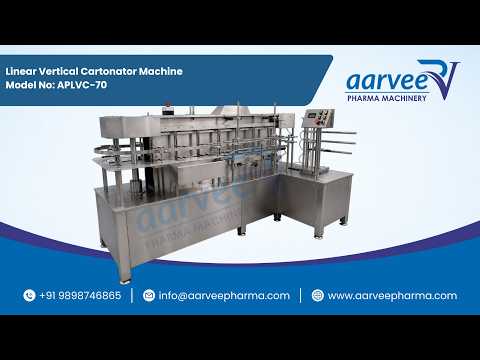 Linear Vertical Cartonator Machine | Vertical Cartoner | STLVC-70 video thumbnail