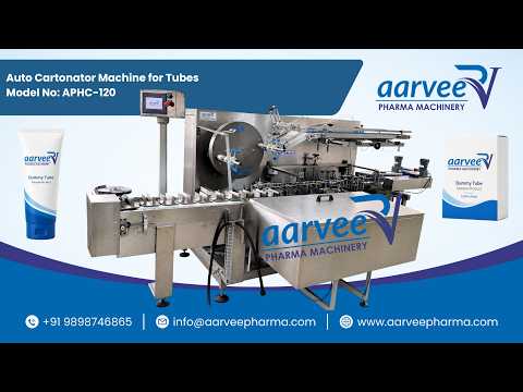 Auto Cartonator Machine for Tubes | STHC-120 | Tube Cartoning Machine | Horizontal Cartoner video thumbnail