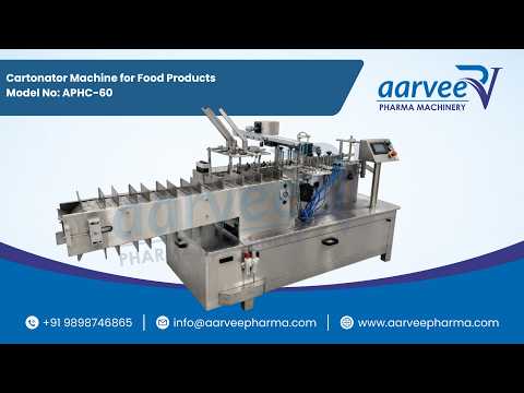 Food Cartoning Machine | Cartonator Machine for Food Industry | Auto Cartoner Machine | STHC-60 video thumbnail