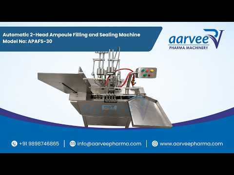 2 Head Ampoule Filling and Sealing Machine video thumbnail