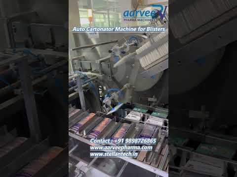 Automatic Horizontal Cartonator Machine for Blisters | APHC-100 video thumbnail