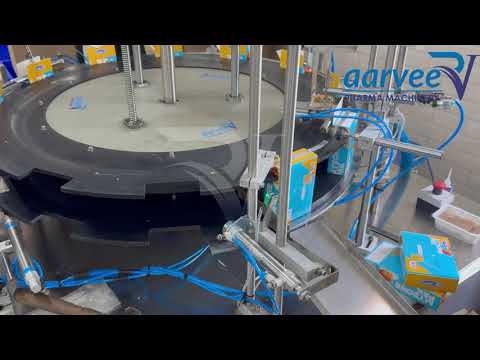 Semi-Automatic Rotary Cartonator Machine for Sweet Box | Vertical Cartoner | STVC-40 video thumbnail