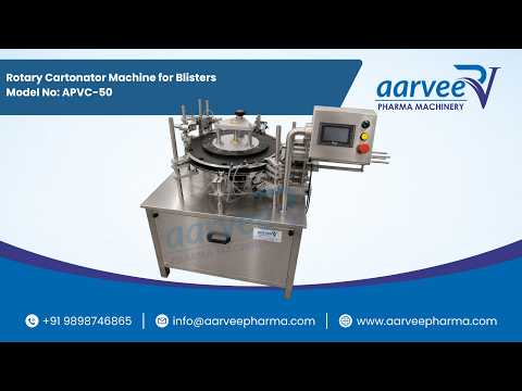 Semi-Automatic Rotary Vertical Cartoning Machine for Blisters video thumbnail
