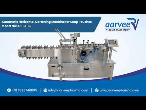 Automatic Horizontal Cartoning Machine for Soap Pouches | Soap Cartonator Machine | Cartoner Machine video thumbnail