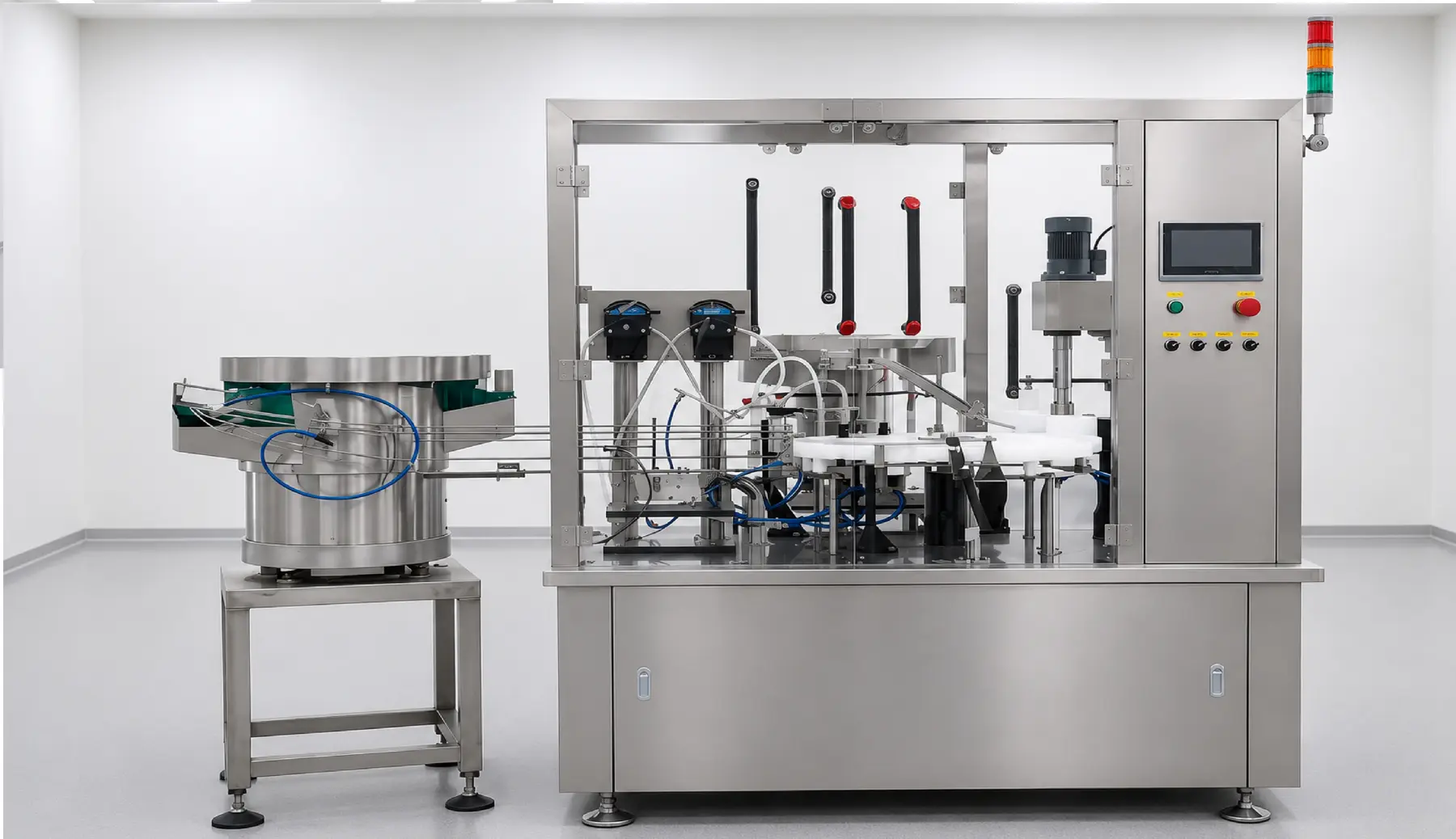Pharmaceutical production and packaging line